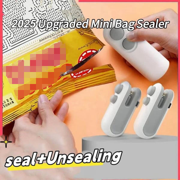🎁 Mini Sealer Small Household Hand Pressure Sealer Portable Snack Plastic Bag Heat Sealing Machine