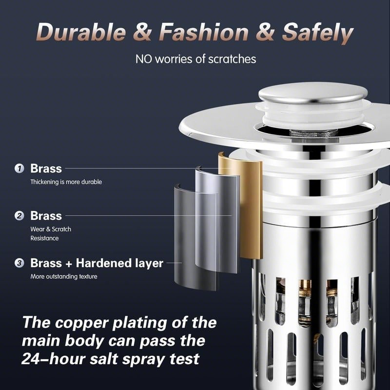 🔥Universal Stainless Steel Drain Strainer