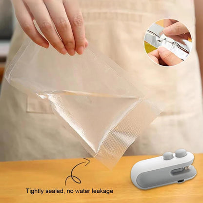 🎁 Mini Sealer Small Household Hand Pressure Sealer Portable Snack Plastic Bag Heat Sealing Machine
