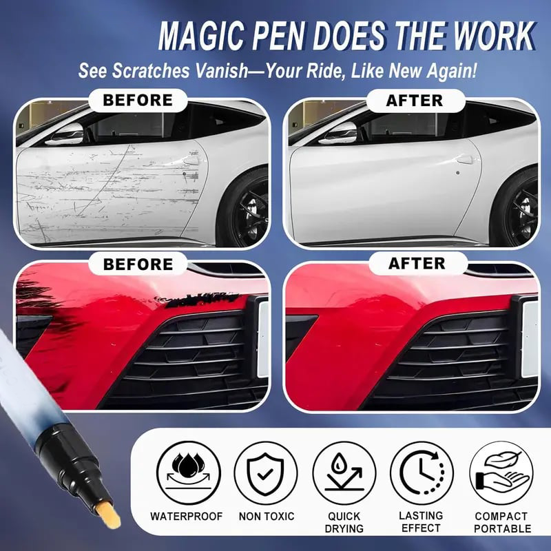 🔥Last Day 49% OFF - 🚗✨ Magic Car Scratch Removal Pen – Instant Paint Repair & Shine 🛠️🍂
