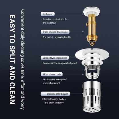 🔥Universal Stainless Steel Drain Strainer
