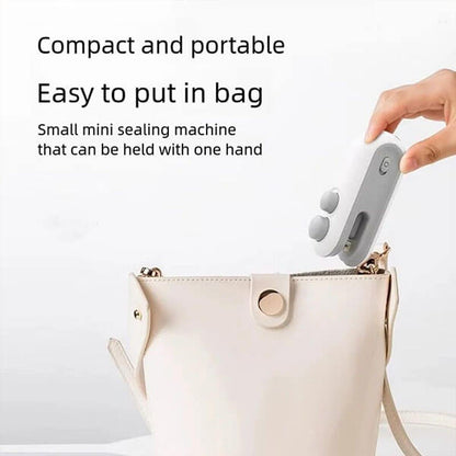 🎁 Mini Sealer Small Household Hand Pressure Sealer Portable Snack Plastic Bag Heat Sealing Machine