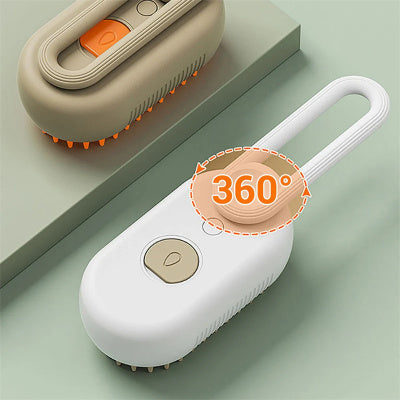 Hate bathing your pet? LOVILDS™ Steam Brush cleans without water. Long-lasting battery, 1 month per charge.