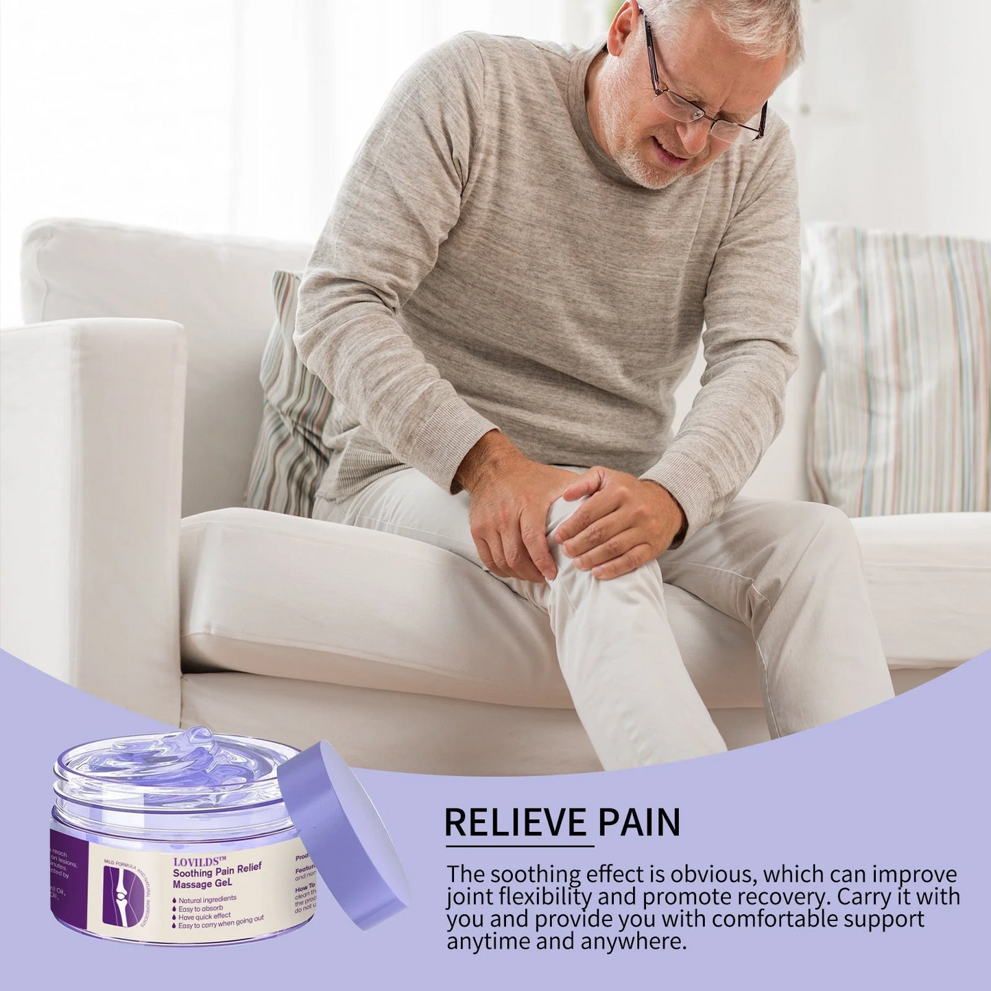 ✨Ends Tonight: Get 70% OFF Before It’s Gone!🎁 LOVILDS™ Pain Relief Gel – With Turmeric & Emu Oil for Arthritis & Joint Support