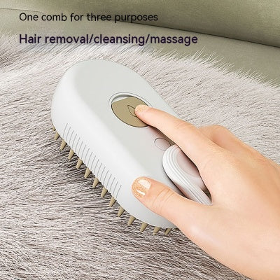 Hate bathing your pet? LOVILDS™ Steam Brush cleans without water. Long-lasting battery, 1 month per charge.