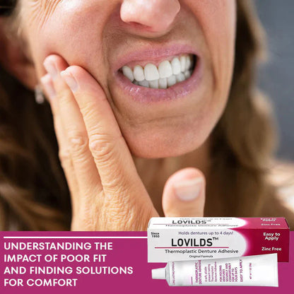 ⏰ Ends Today: 83% OFF! 🦷 LOVILDS™ 4-Day Hold Denture Gel