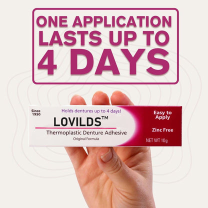 ⏰ Ends Today: 83% OFF! 🦷 LOVILDS™ 4-Day Hold Denture Gel