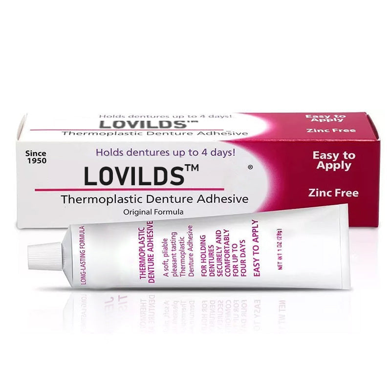 ⏰ Ends Today: 83% OFF! 🦷 LOVILDS™ 4-Day Hold Denture Gel