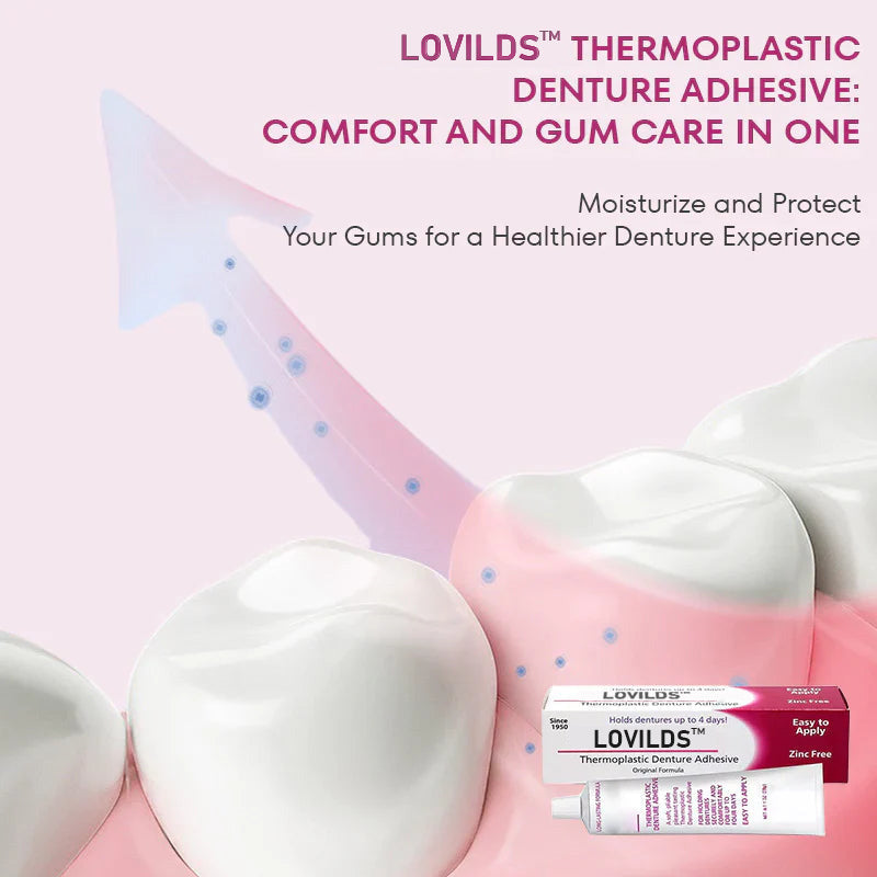 ⏰ Ends Today: 83% OFF! 🦷 LOVILDS™ 4-Day Hold Denture Gel