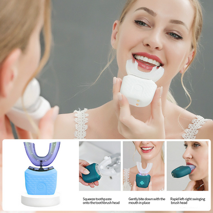 Blizkox™ Smart Sonic 360° Toothbrush – Deep Ultrasonic Cleaner That Lasts 30 Days