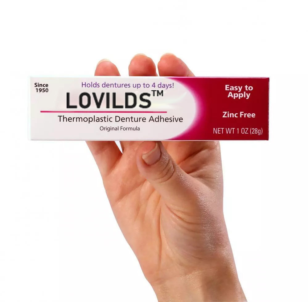 ⏰ Ends Today: 83% OFF! 🦷 LOVILDS™ 4-Day Hold Denture Gel