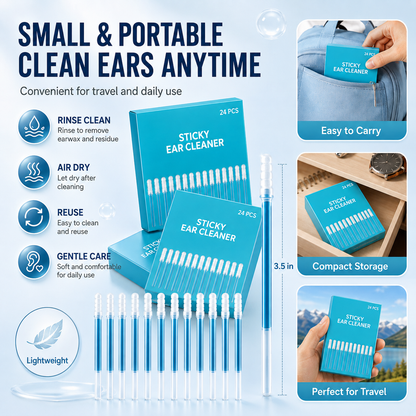 Sticky Ear Cleaning Sticks