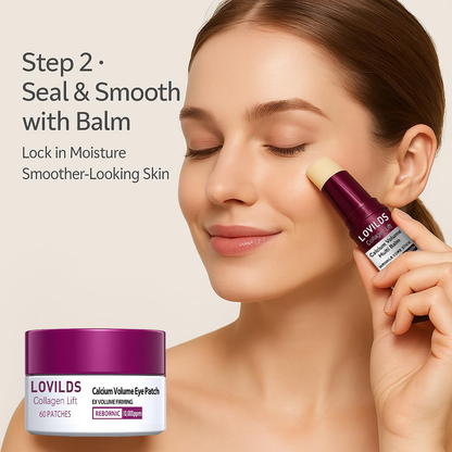 💗 LOVILDS Collagen Lift Eye Balm Stick + Eye Patch Set.
