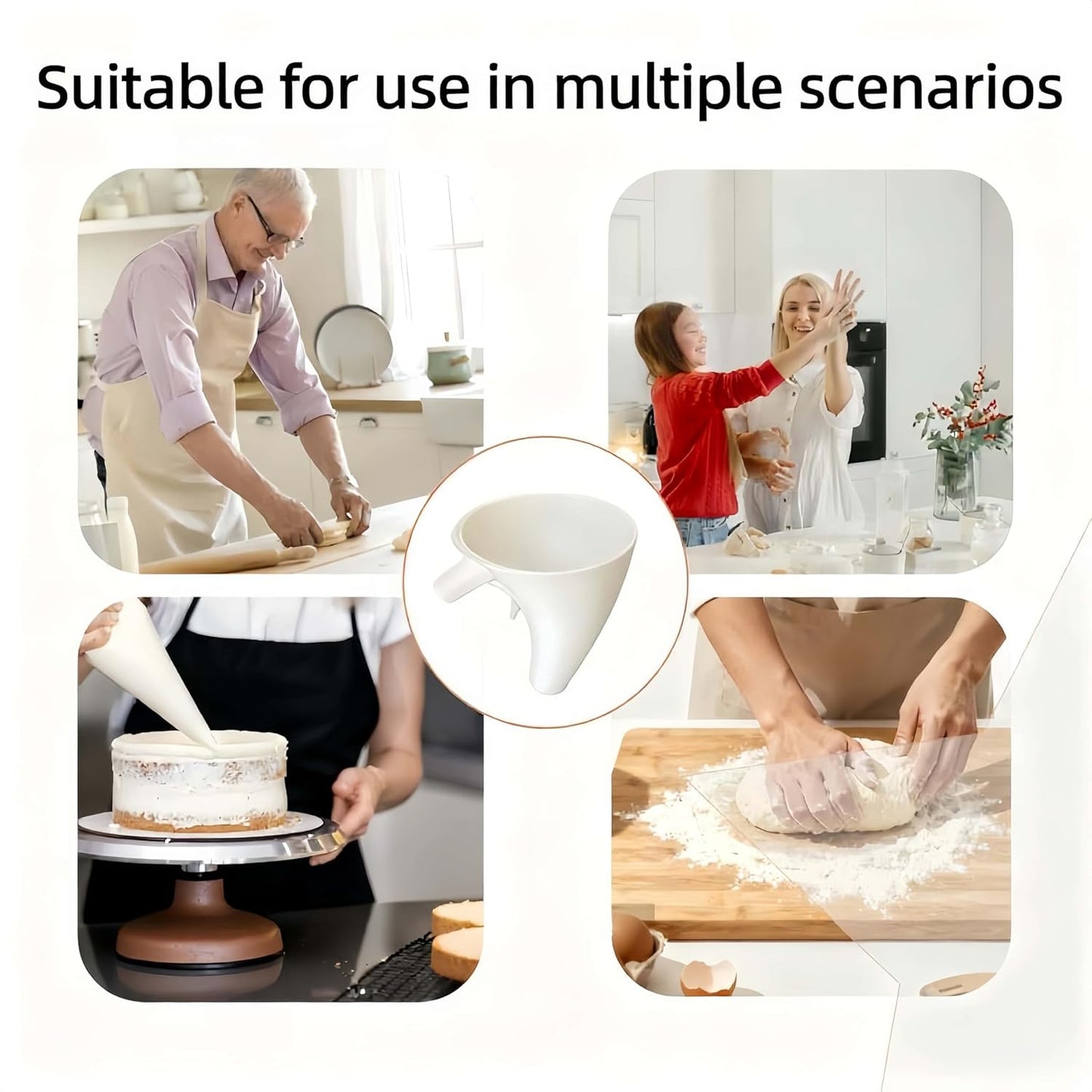 🔥✨Flour Funnel for Stand Mixer