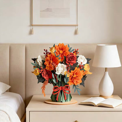 💌 Forever-Blooming 3D Flower Card– Personalized Love Message & Everlasting Bloom