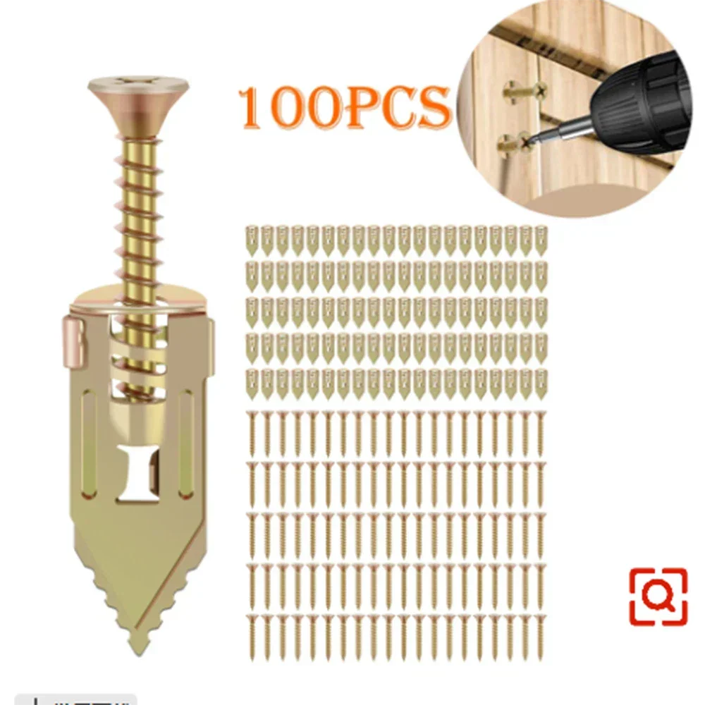 🔥LAST DAY SALE-80% OFF🔥-100PCS/200PCS Self-Drilling Drywall Anchors Kit No Drill Needed Easy Hang