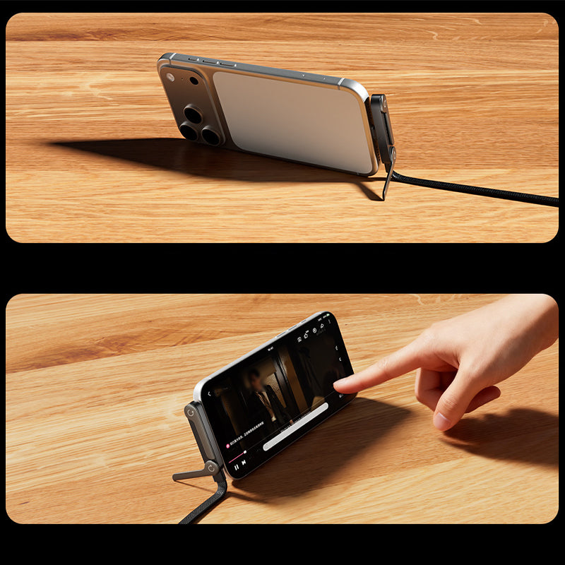 🔥 240W Fast Charging Cable with Adjustable Phone Stand Tурe-с