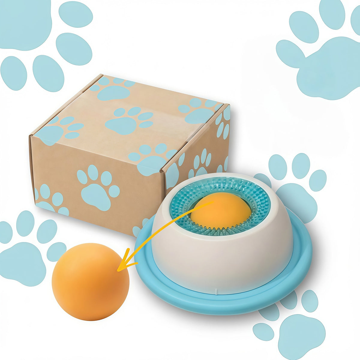 Pet Anxiety Relief Ball--Keeps Pets Busy, Relieves Boredom & Anxiety