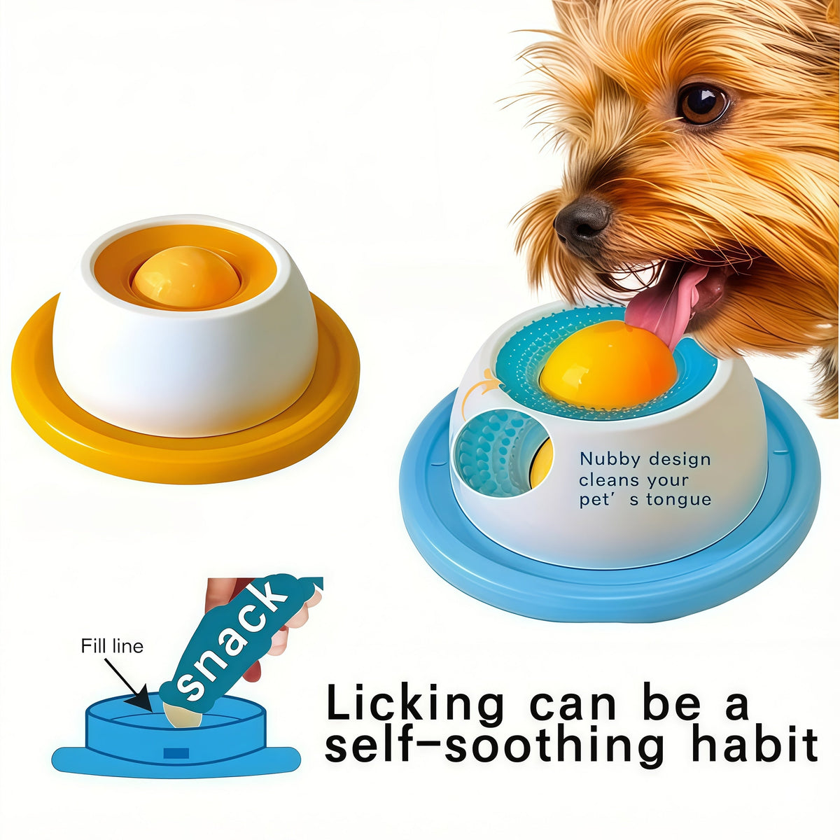 Pet Anxiety Relief Ball--Keeps Pets Busy, Relieves Boredom & Anxiety